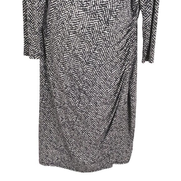 Lauren Ralph Lauren Dress V-Neck Crossover Printed Stretch Women's Size 14 - Picture 5 of 8